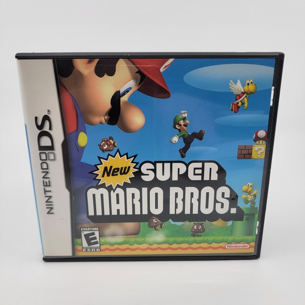 New Super Mario Bros. - Nintendo DS - Case & Manual Only - NO GAME - X